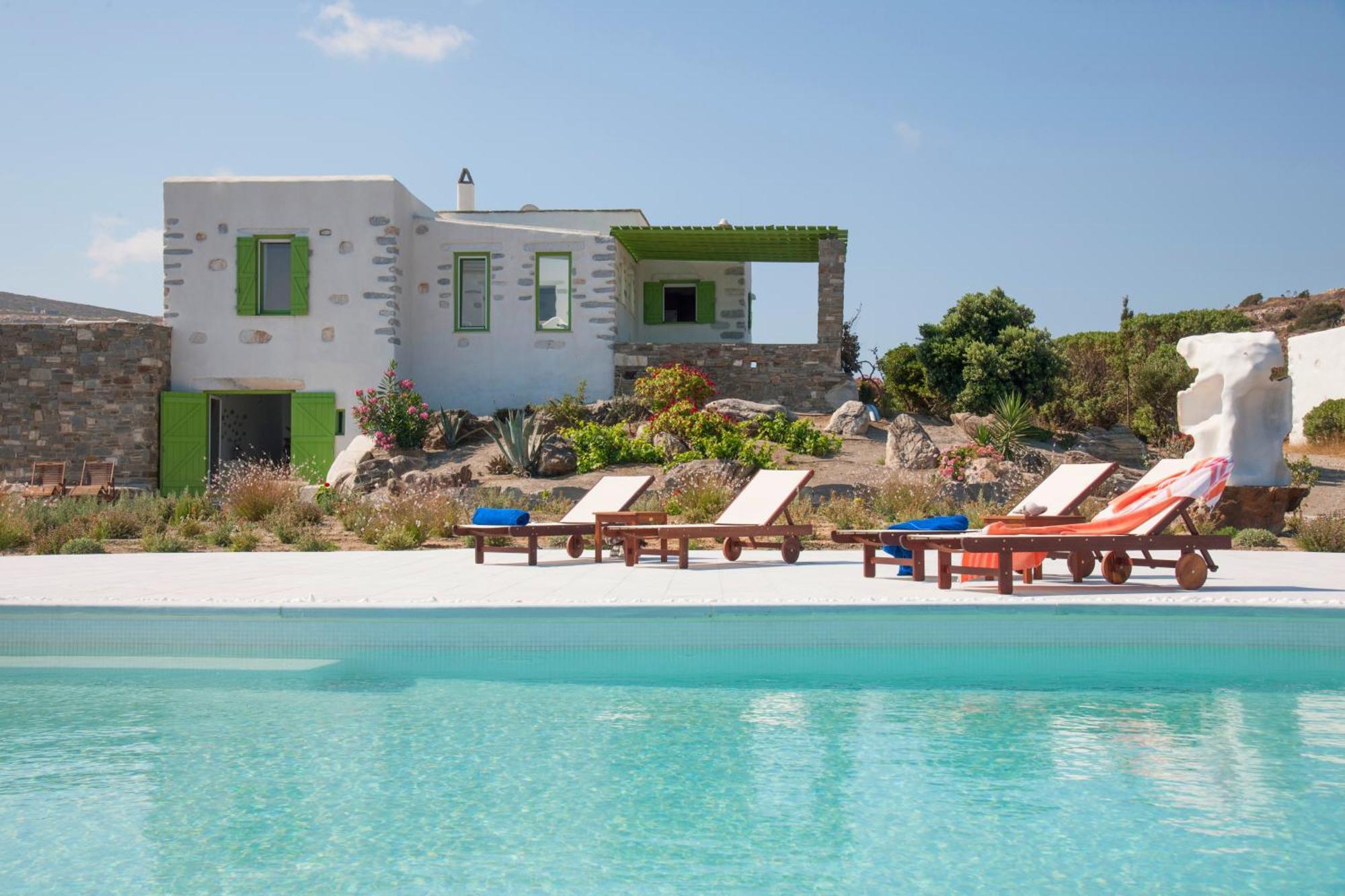 Villa Aeolos With 2 Private Pools Sarakiniko  Экстерьер фото